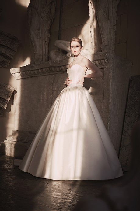 Silk zibeline sales wedding dress