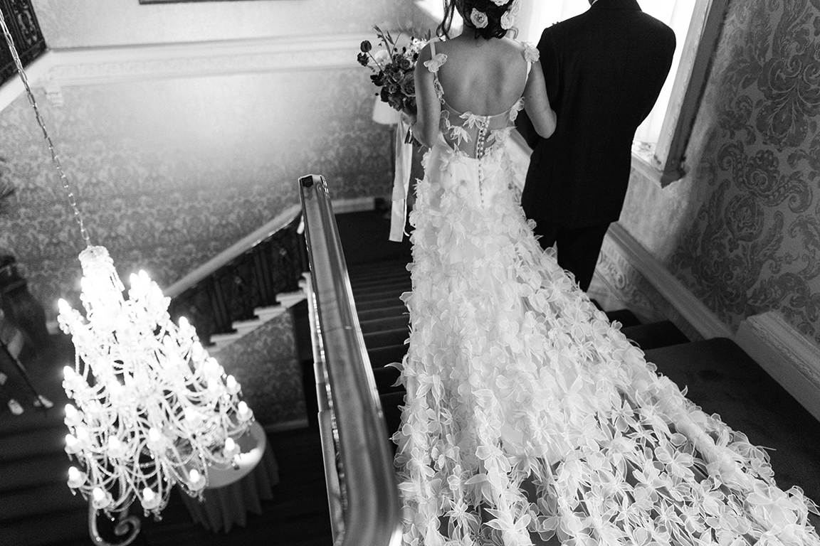 Phillipa-Lepley-Couture-Wedding-Dress-London-UK-Floral-Applique-Wedding-Dress-Low-Back-Wedding-Gown-1