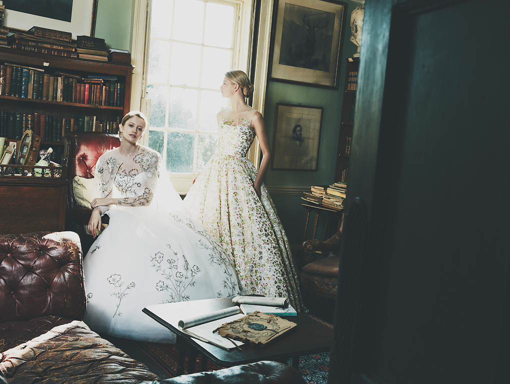 Phillipa-Lepley-Couture-Wedding-Dress-London-Tulle-Embroidered-Coloured-Wedding-Dress-Long-Sleeves-Keyhole-Neckline-Wedding-Dress-Designer-London-UK-2