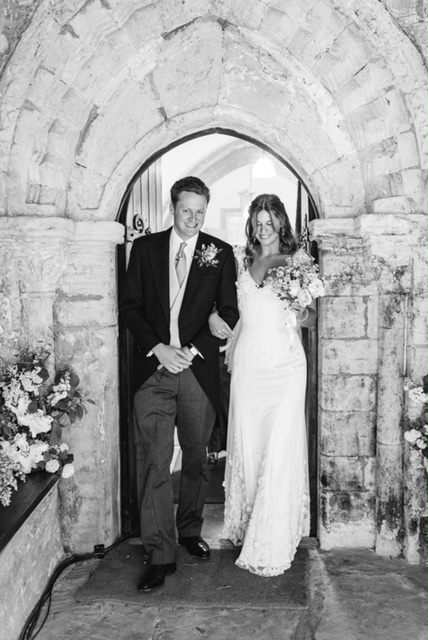 Embellished Floral-Wedding-Dress-Designer-London