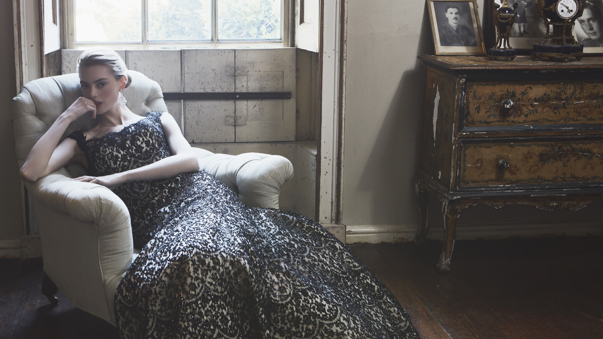 Phillipa-Lepley-Couture-Wedding-Dress-Bespoke-Eveningwear-Black-Beaded-Tamsin-Evening-Gown