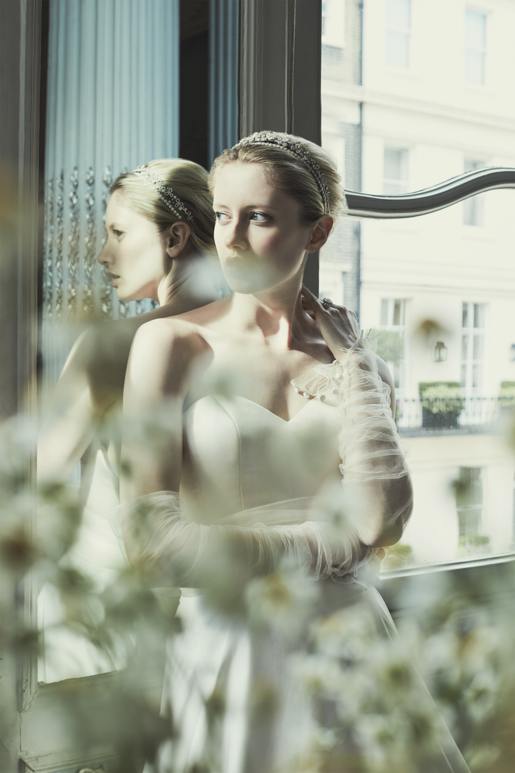 Phillipa-Lepley-Couture-Wedding-Dress-Nude-Vienna-Satin-Chiffon-Tulle-Sleeves