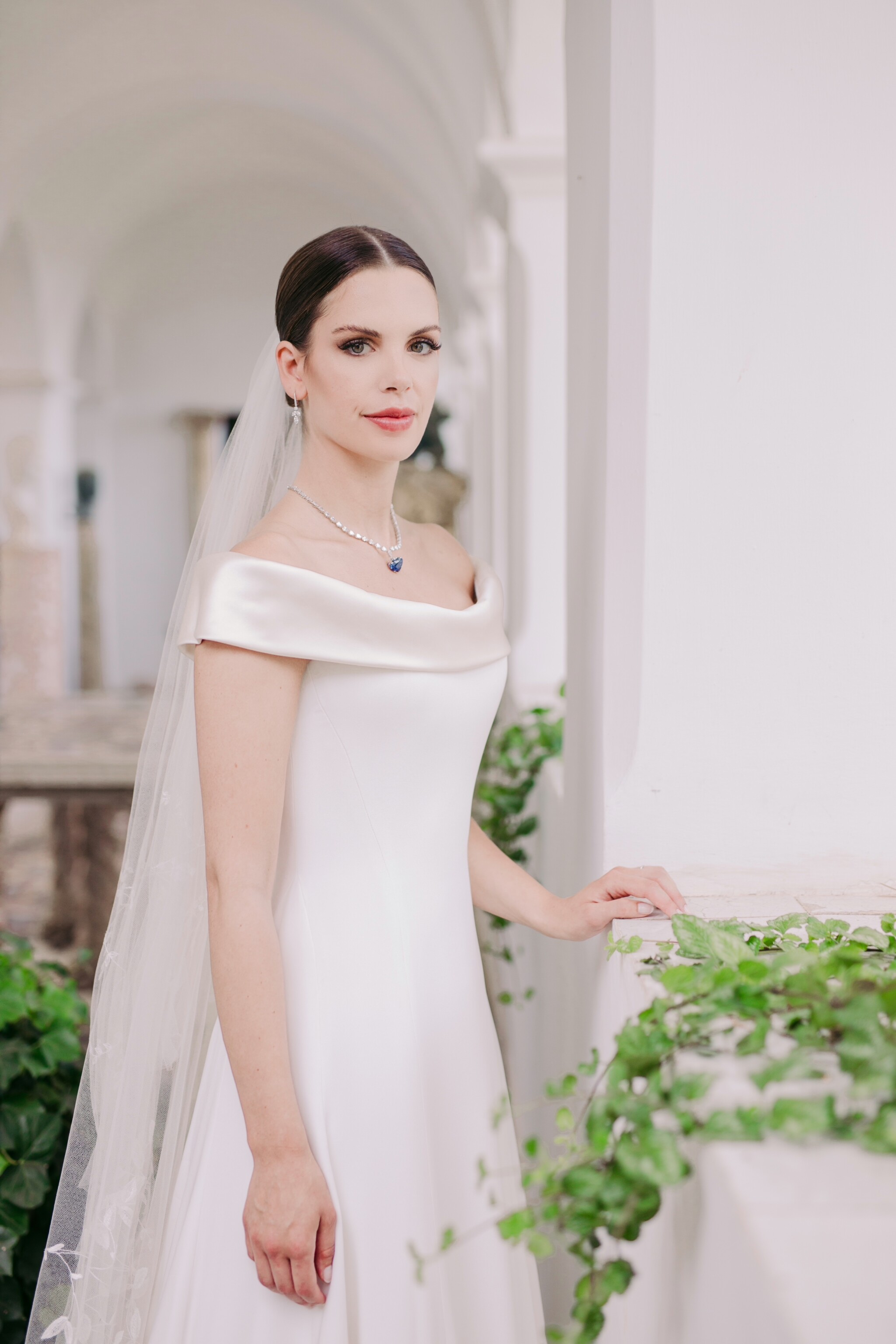 Phillipa_Lepley_Couture_Real_Bride_Karolina_Narrow_Duchess_Satin_Collar_Corseted_Silk_Crepe_Wedding_Dress_With_Embroidered_Veil_8