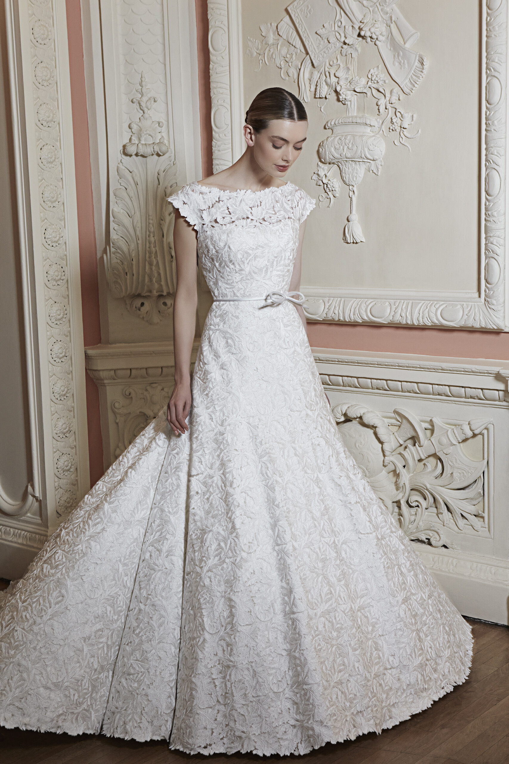 Phillipa-Lepley-Couture-Wedding-Dress-Antibes-Acanthus-Leaves