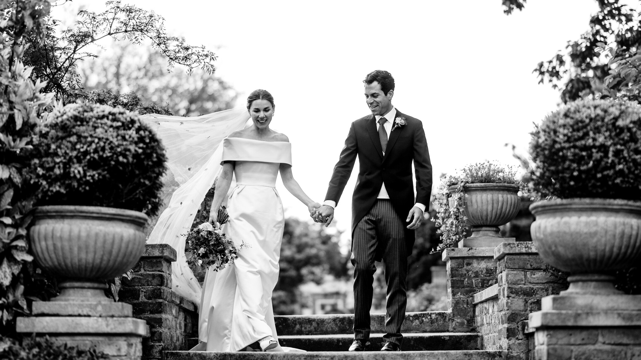 Phillipa Lepley Bride Georgina Off The Shoulder Duchess Satin Wedding Dress With Collar