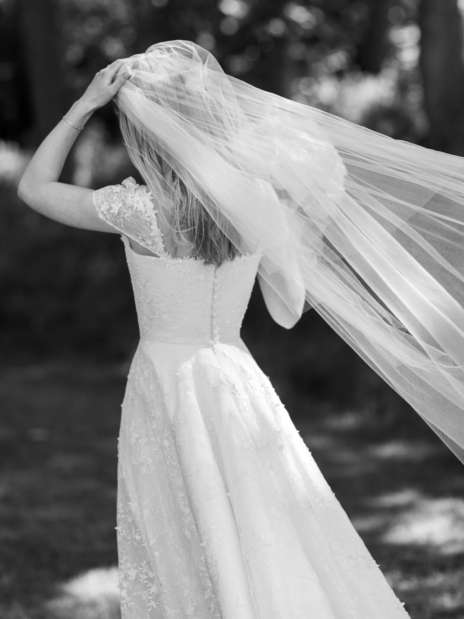 Phillipa Lepley Bride Jemima Lace Wedding Dress Square Neckline
