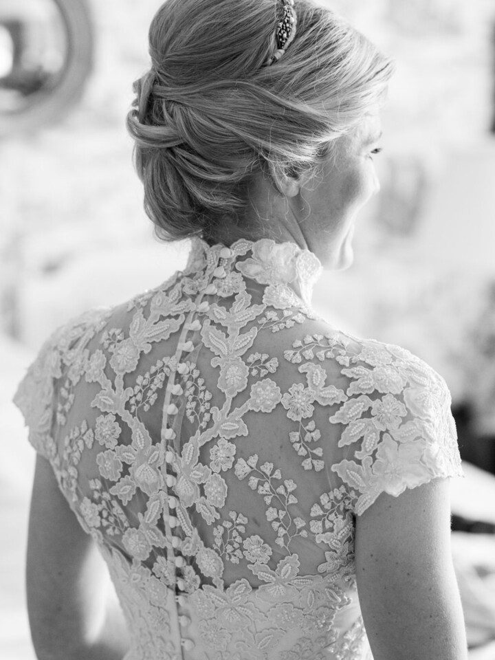 Phillipa Lepley Bride Roseanna Balmoral Wedding High Neck Embroidered Wedding Dress