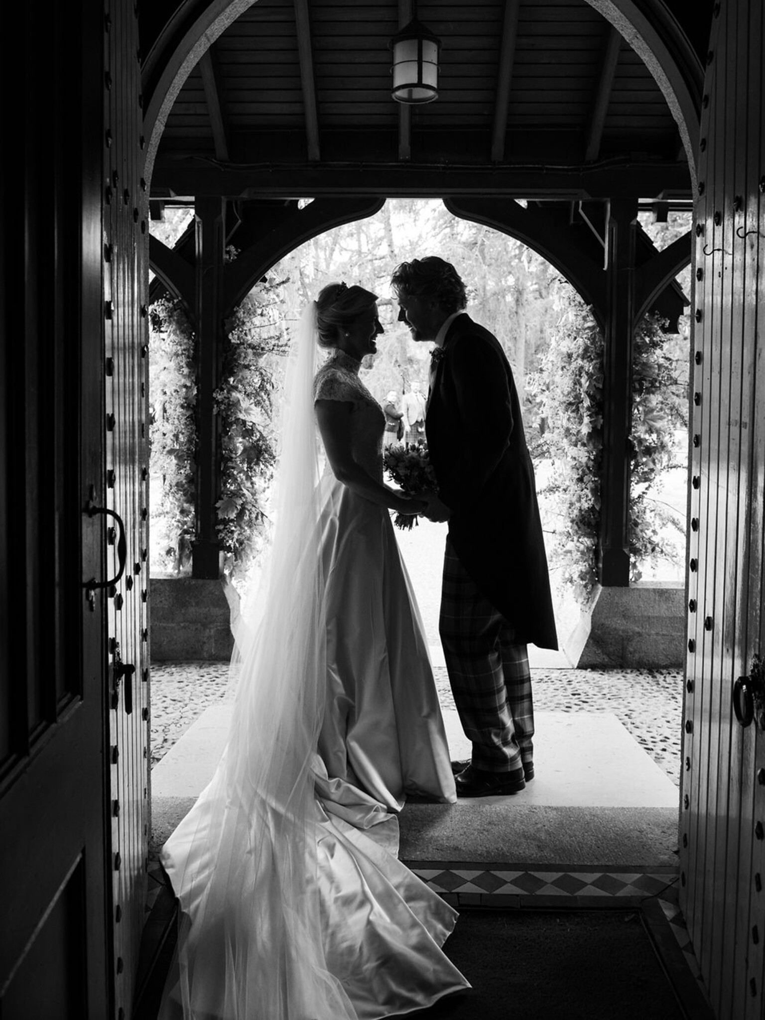 Phillipa Lepley Bride Roseanna Balmoral Wedding High Neck Embroidered Wedding Dress