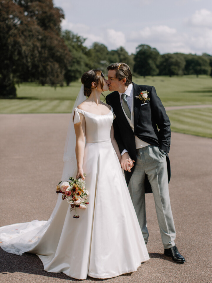 Phillipa Lepley Bride Emma Bespoke Duchess Satin Wedding Dress With Bows