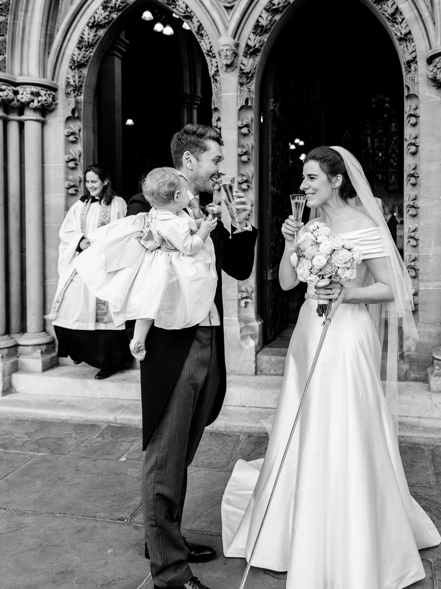 Phillipa Lepley Bride Georgina Corseted Duchess Satin Draped Collar Wedding Gown