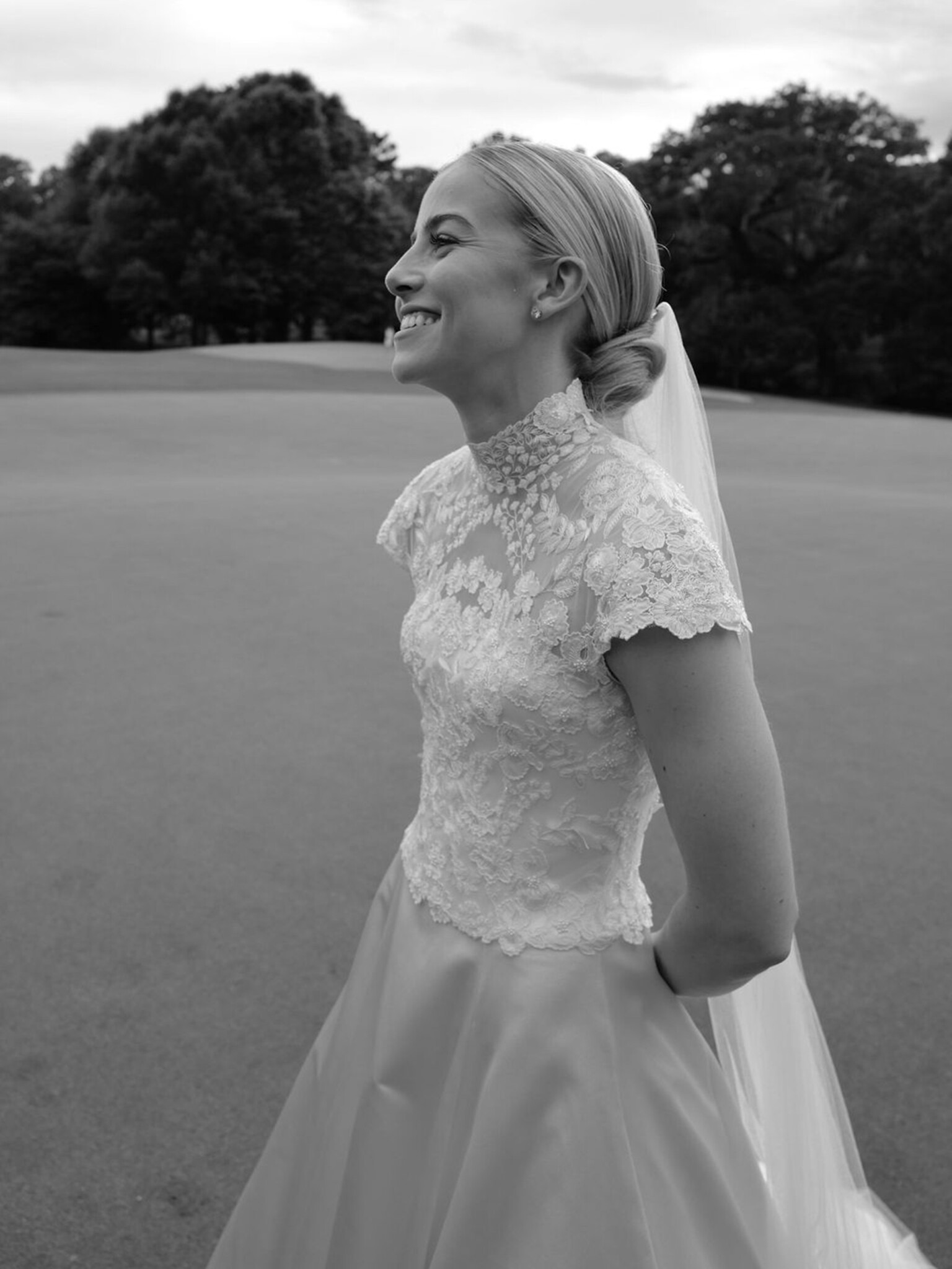 Phillipa Lepley bride Julia High Neck Dropped Waist Wedding Dress With Removable Embroidered Top Charleston Wedding