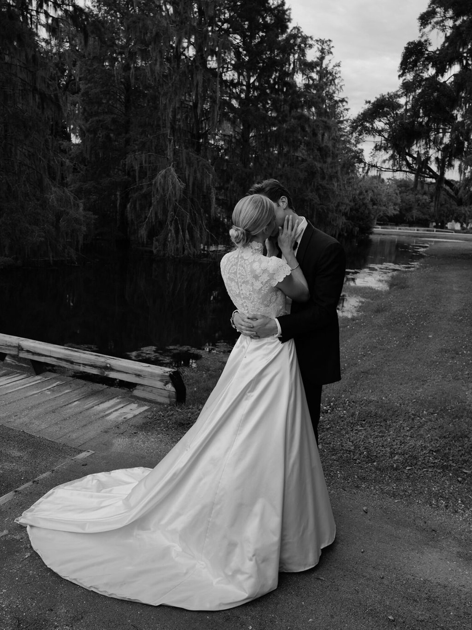 Phillipa Lepley bride Julia High Neck Dropped Waist Wedding Dress With Removable Embroidered Top Charleston Wedding