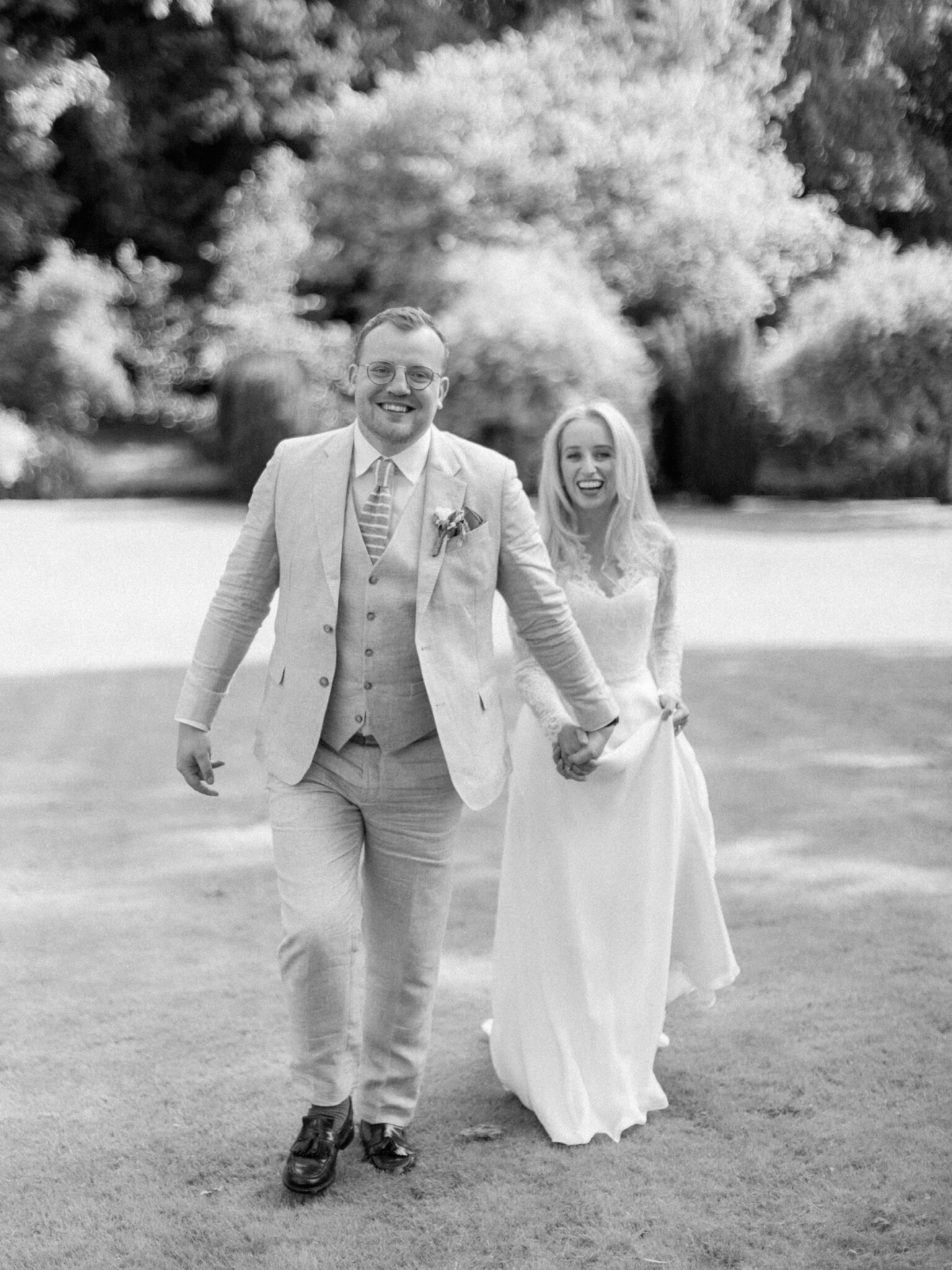 Phillipa Lepley Madeline Satin Chiffon Lace Wedding Dress Wedding At Cornwell Manor