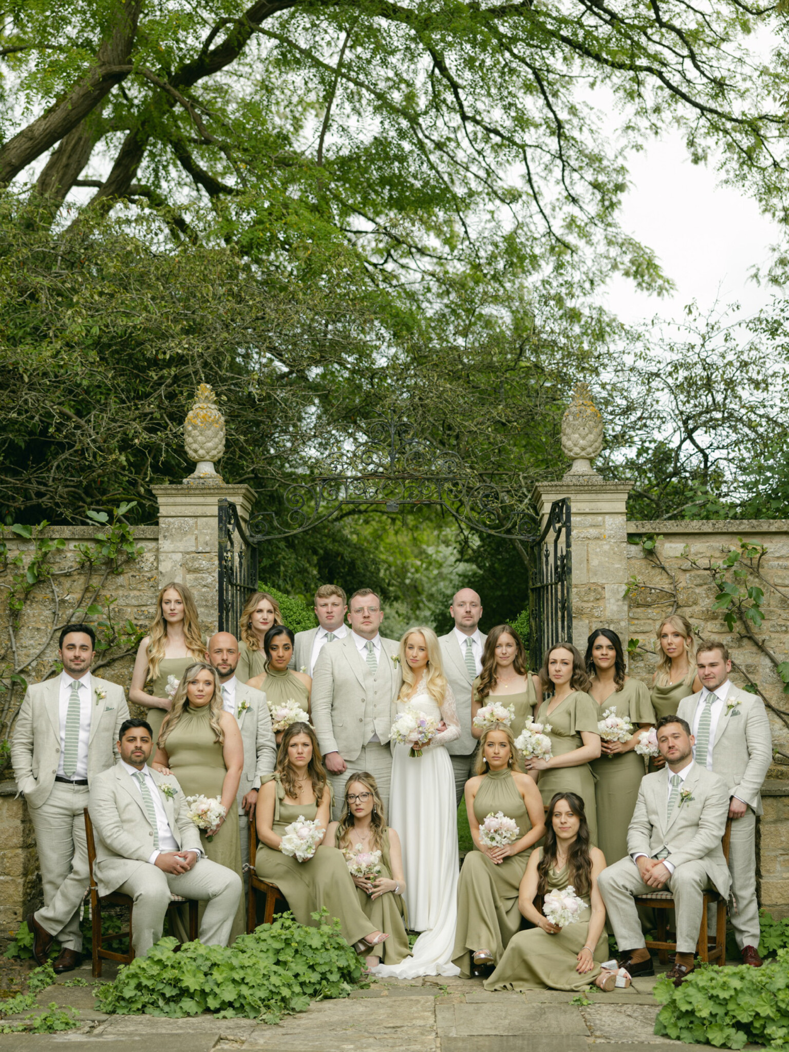 Phillipa Lepley Madeline Satin Chiffon Lace Wedding Dress Wedding At Cornwell Manor
