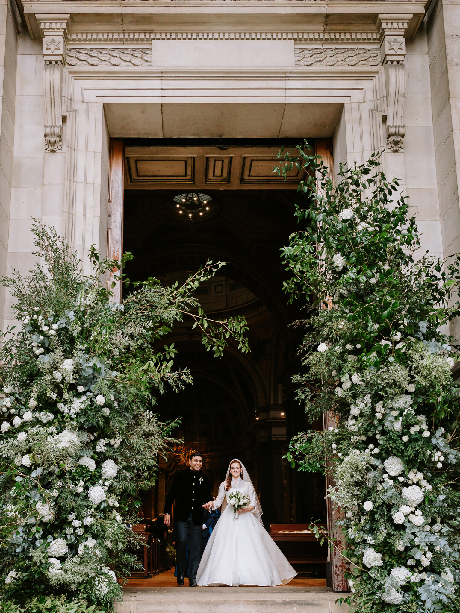 Phillipa Lepley bride Julia Bespoke Wedding Dress London Wedding Three Dresses in One Bridal Coat