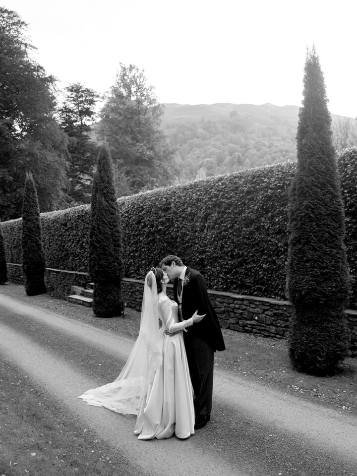 Phillipa Lepley Real Bride Georgina Duchess Satin Wedding Dress