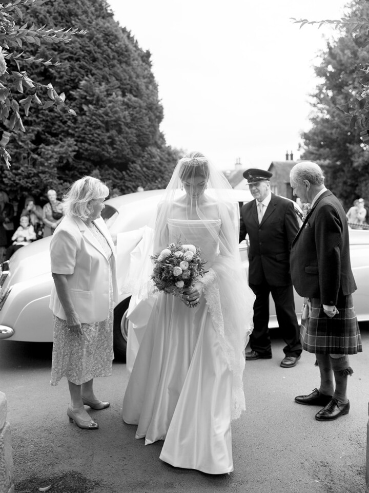 Phillipa Lepley Real Bride Georgina Duchess Satin Wedding Dress