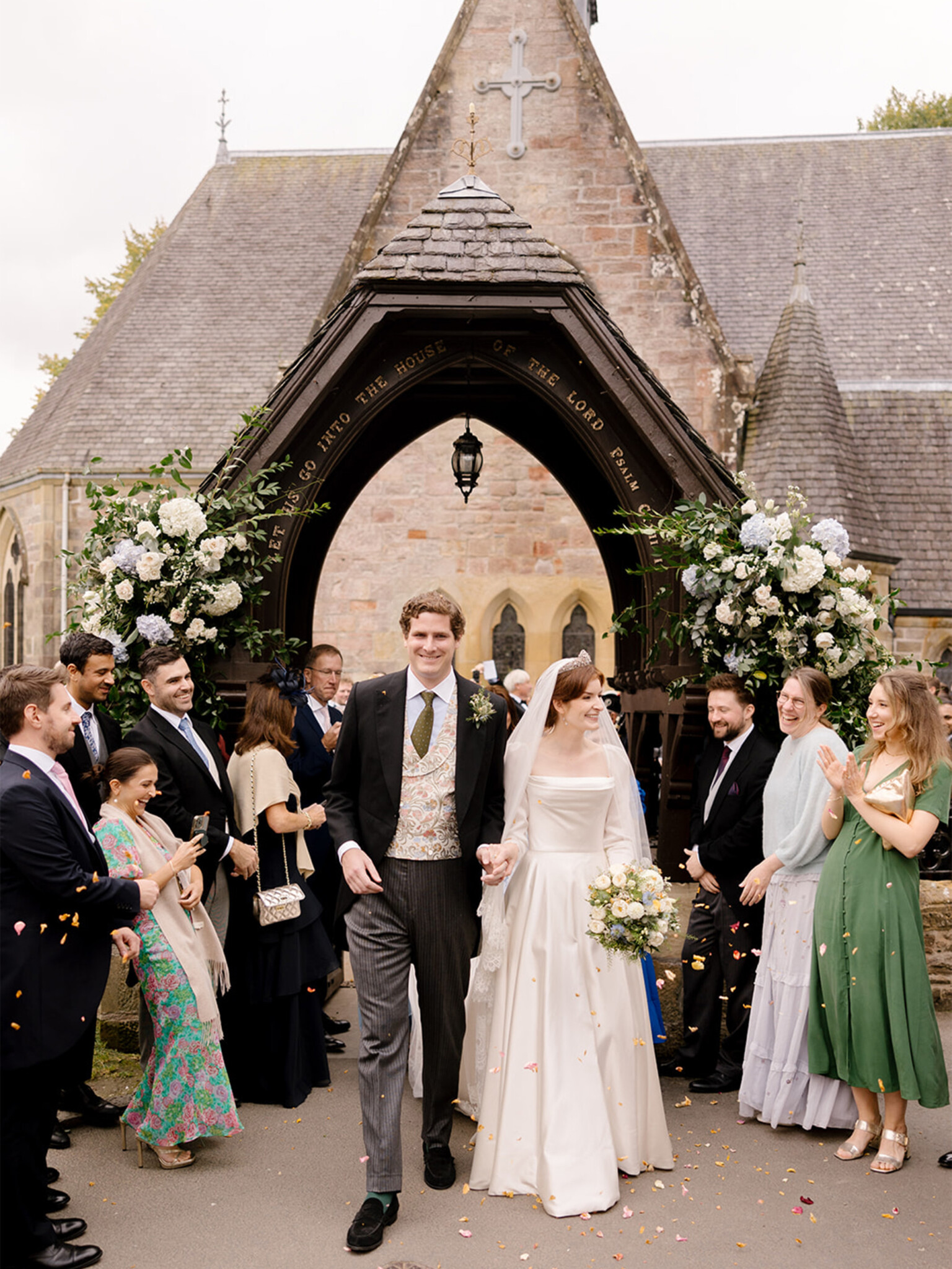 Phillipa Lepley Real Bride Georgina Duchess Satin Wedding Dress