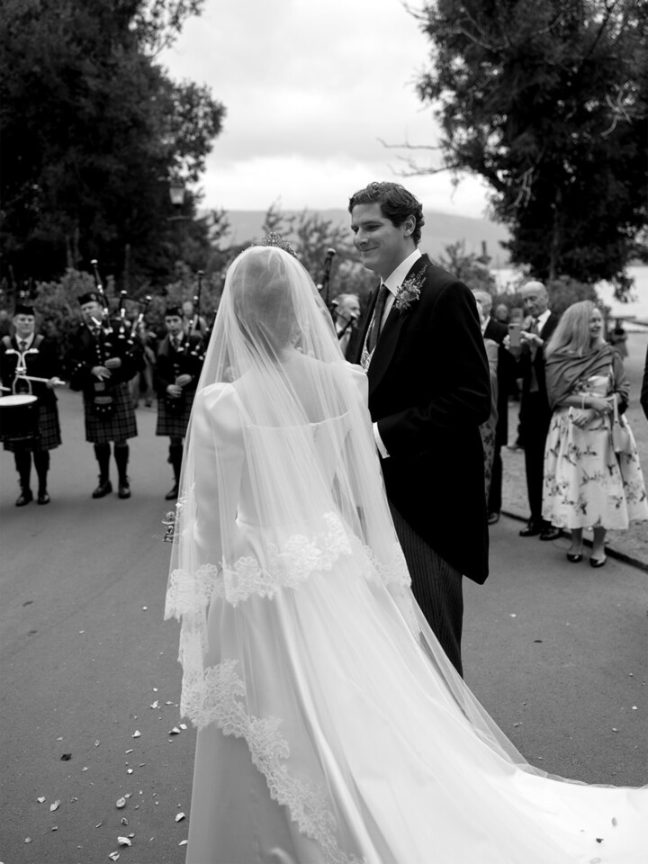 Phillipa Lepley Real Bride Georgina Duchess Satin Wedding Dress