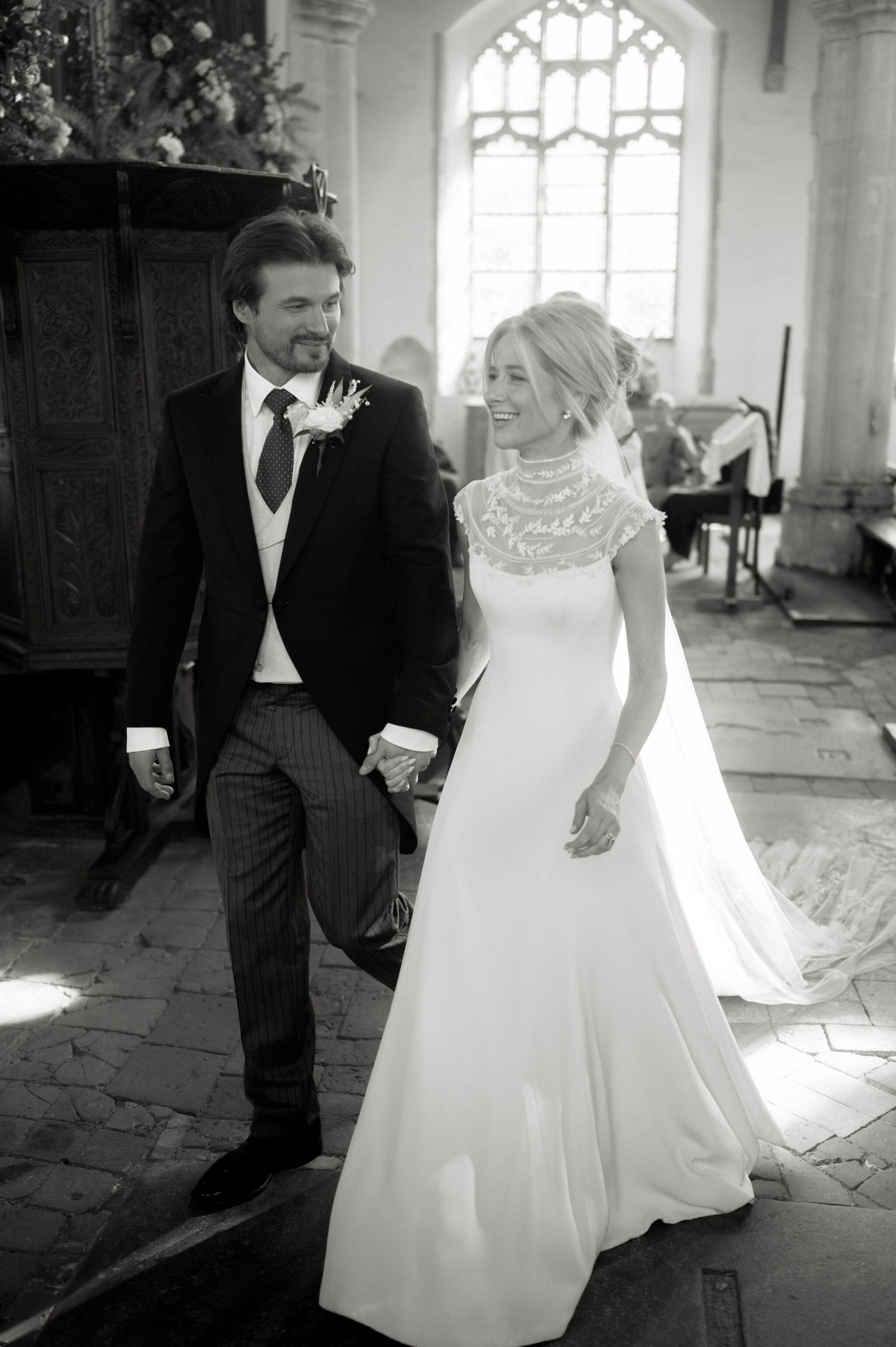 Phillipa_Lepley_Bride_Isobel_Silk_Crepe_Couture_Wedding_Dress_With_Embroidered_Yoke_And_Embroidered_Silk_Tulle_Veil_Wilderness_Reserve_Wedding