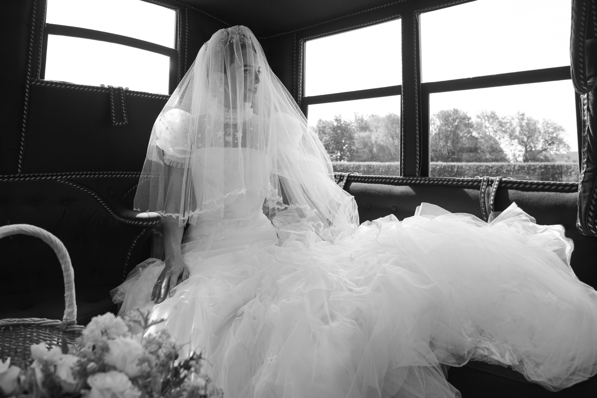 Phillipa_Lepley_Bespoke_Celestial_Puff_Sleeve_Wedding_Dress_Lady_Violet_Manners_Viscountess_Garnock_Wedding_At_ Belvoir_Castle
