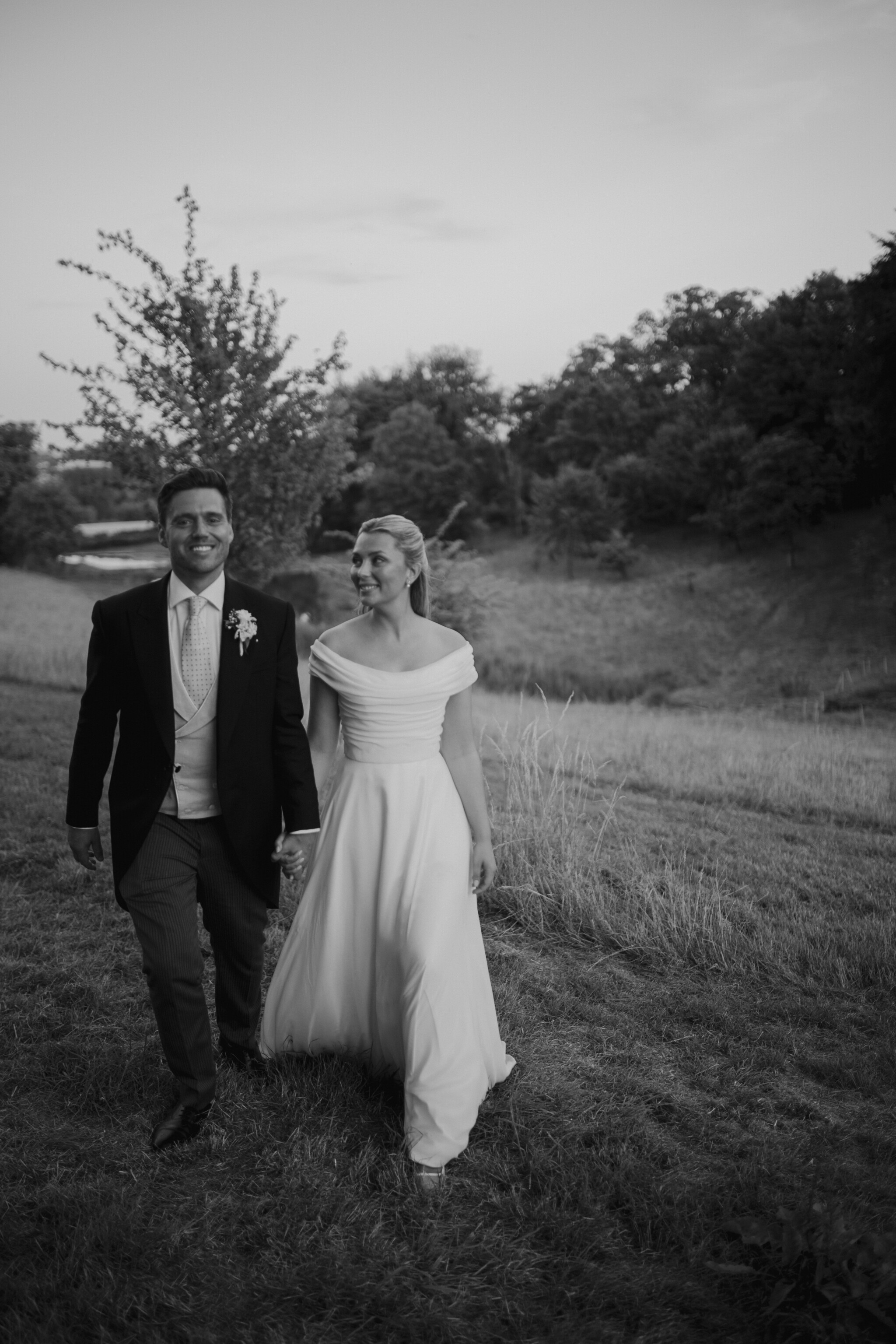 Phillipa_Lepley_Bride_Flo_English_Country_Wedding_Draped_Off_The_Shoulder_Corseted_Wedding_Dress_Embroidered_Veil