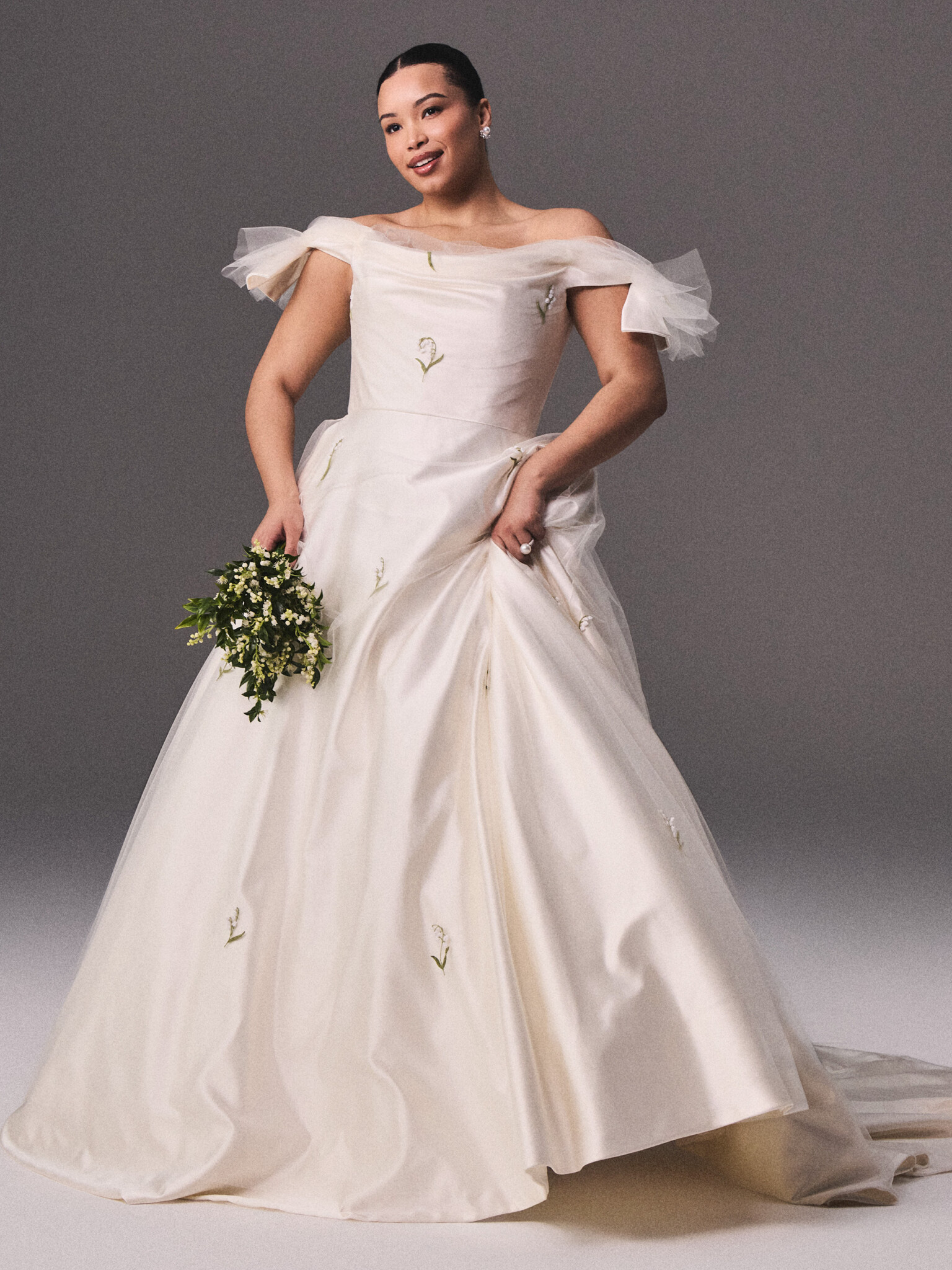 Phillipa Lepley Couture Chapter Forty Vienna Low Shoulder Bow LOV