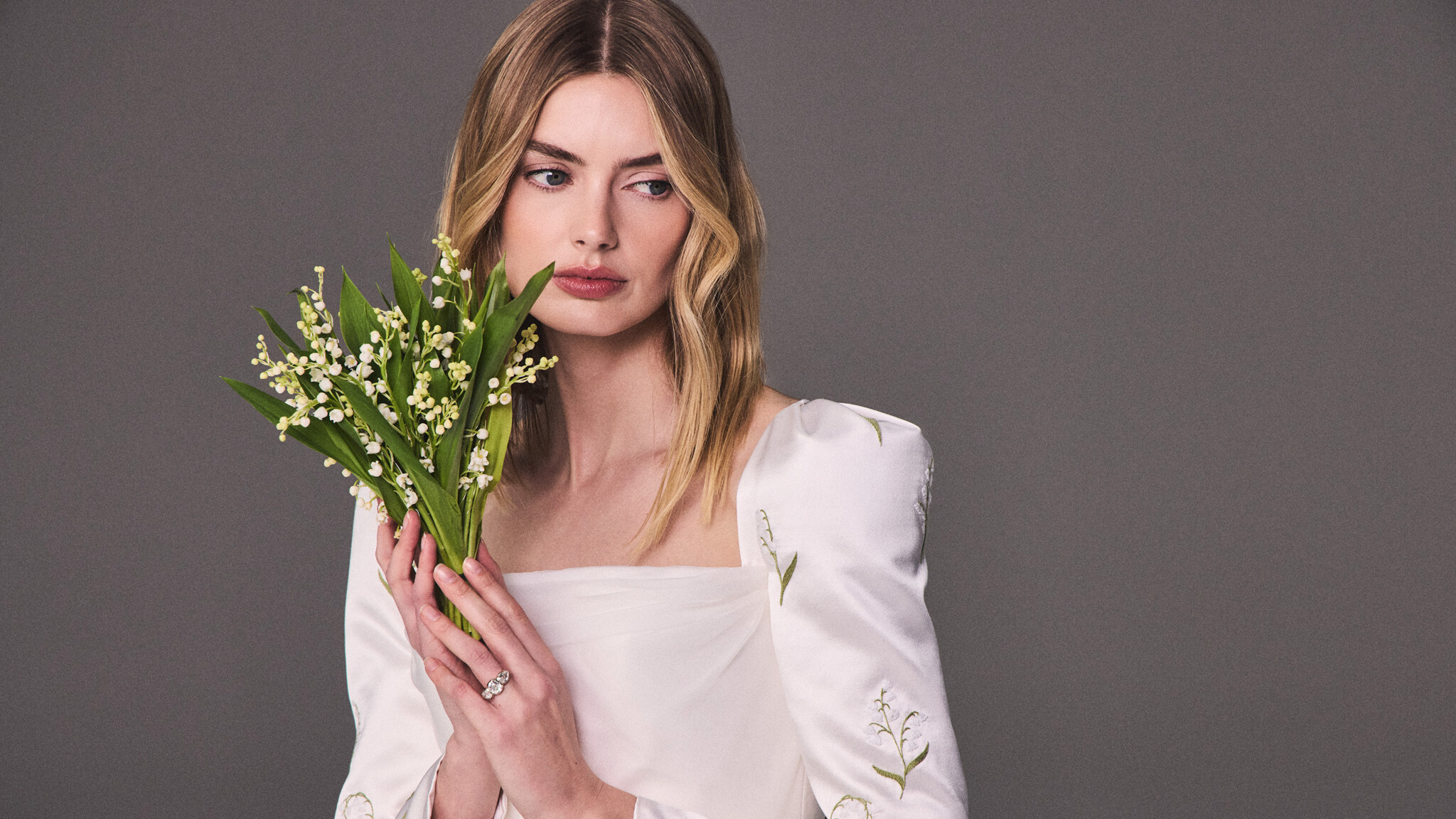Phillipa Lepley Couture Chapter Forty Christobal Organza LOV White