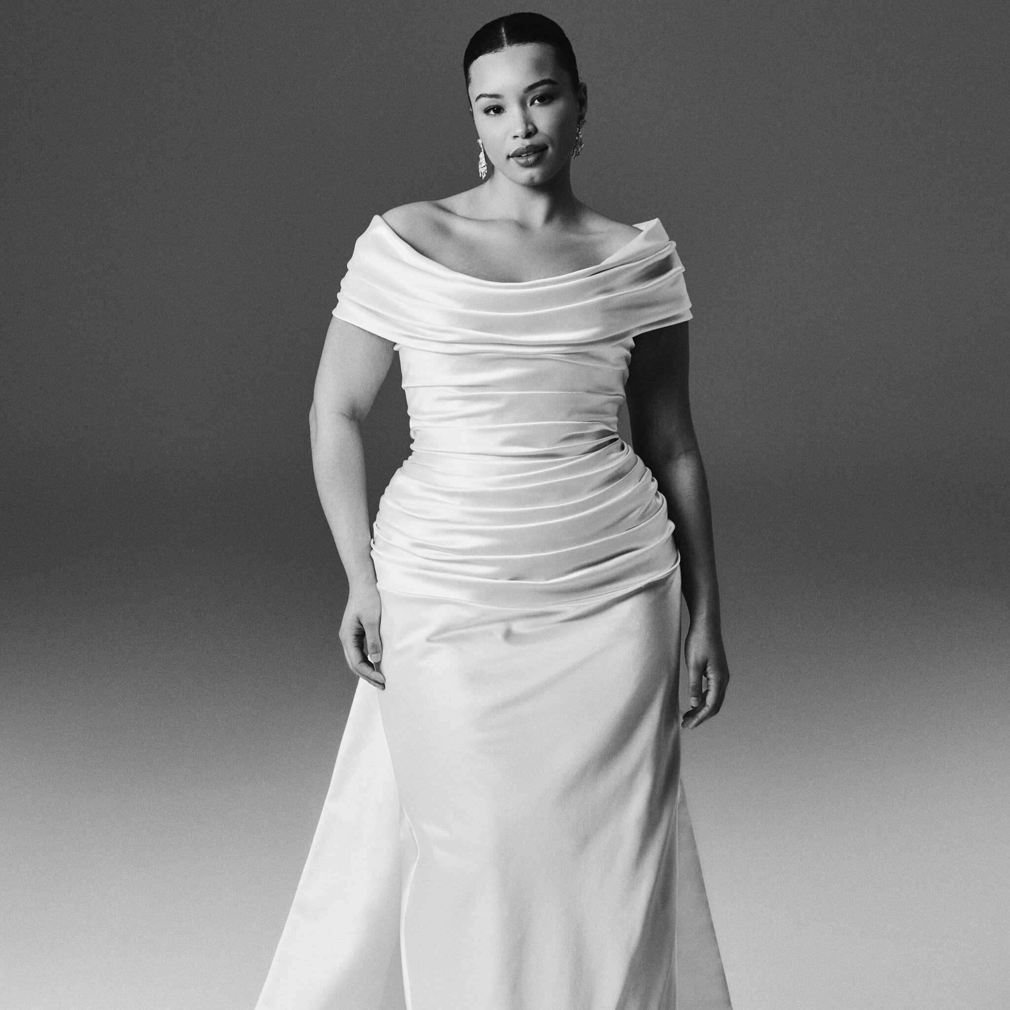 Phillipa Lepley Couture Chapter Forty Serenity Satin Drape