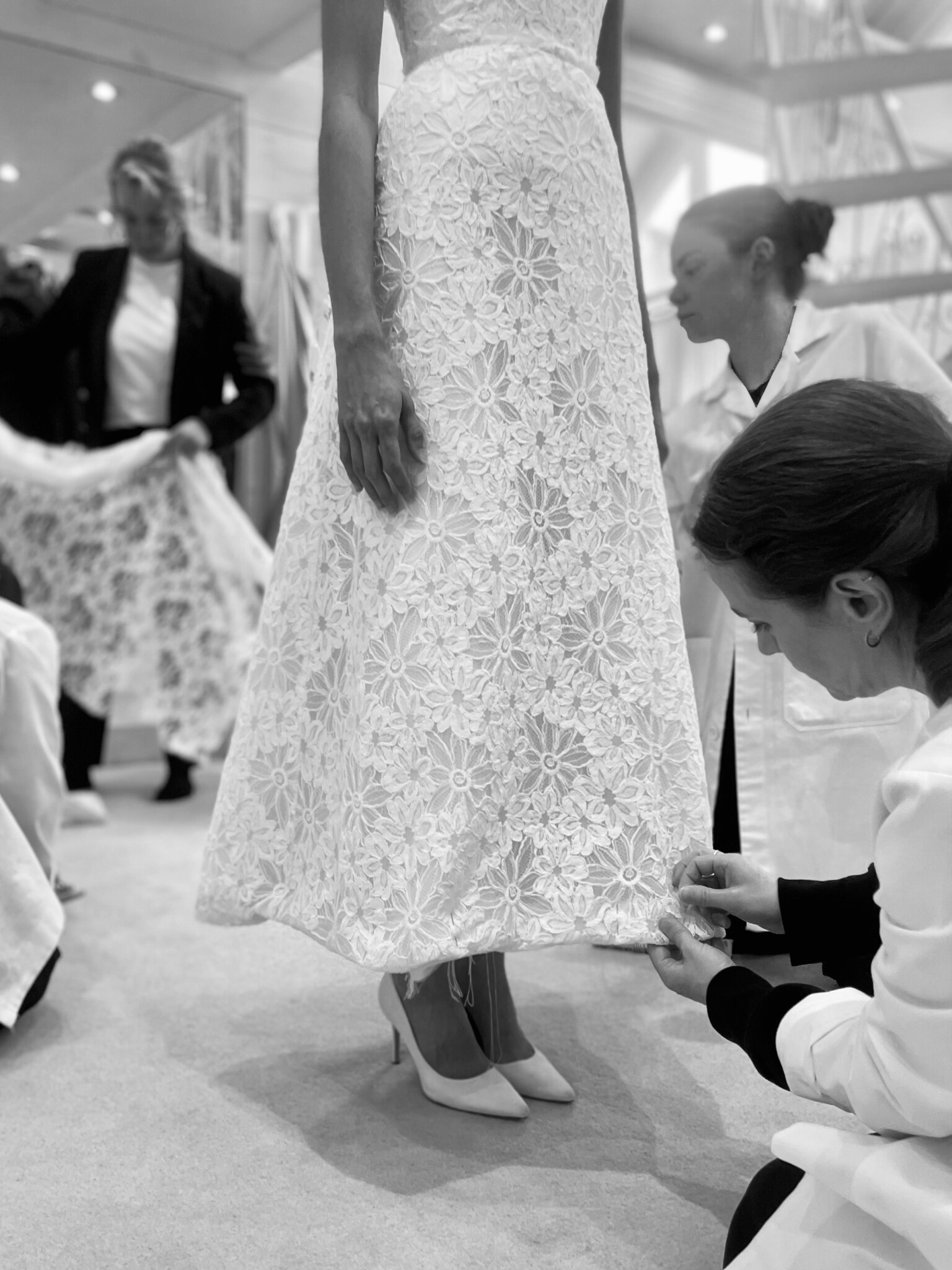Phillipa Lepley Couture Bespoke Bridalwear Atelier Fittings
