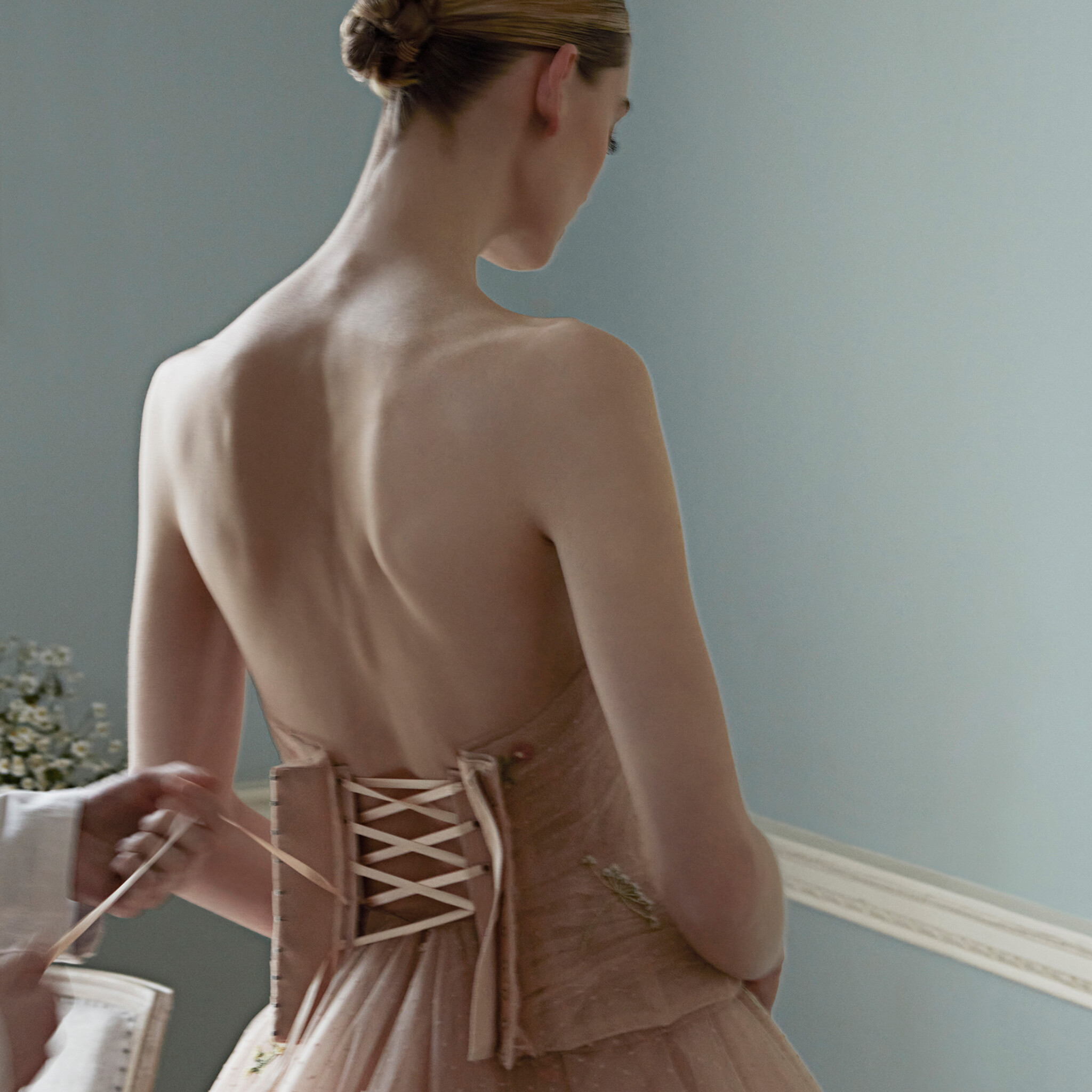 Phillipa Lepley Couture Eveningwear The Meadow Corset and Skirt