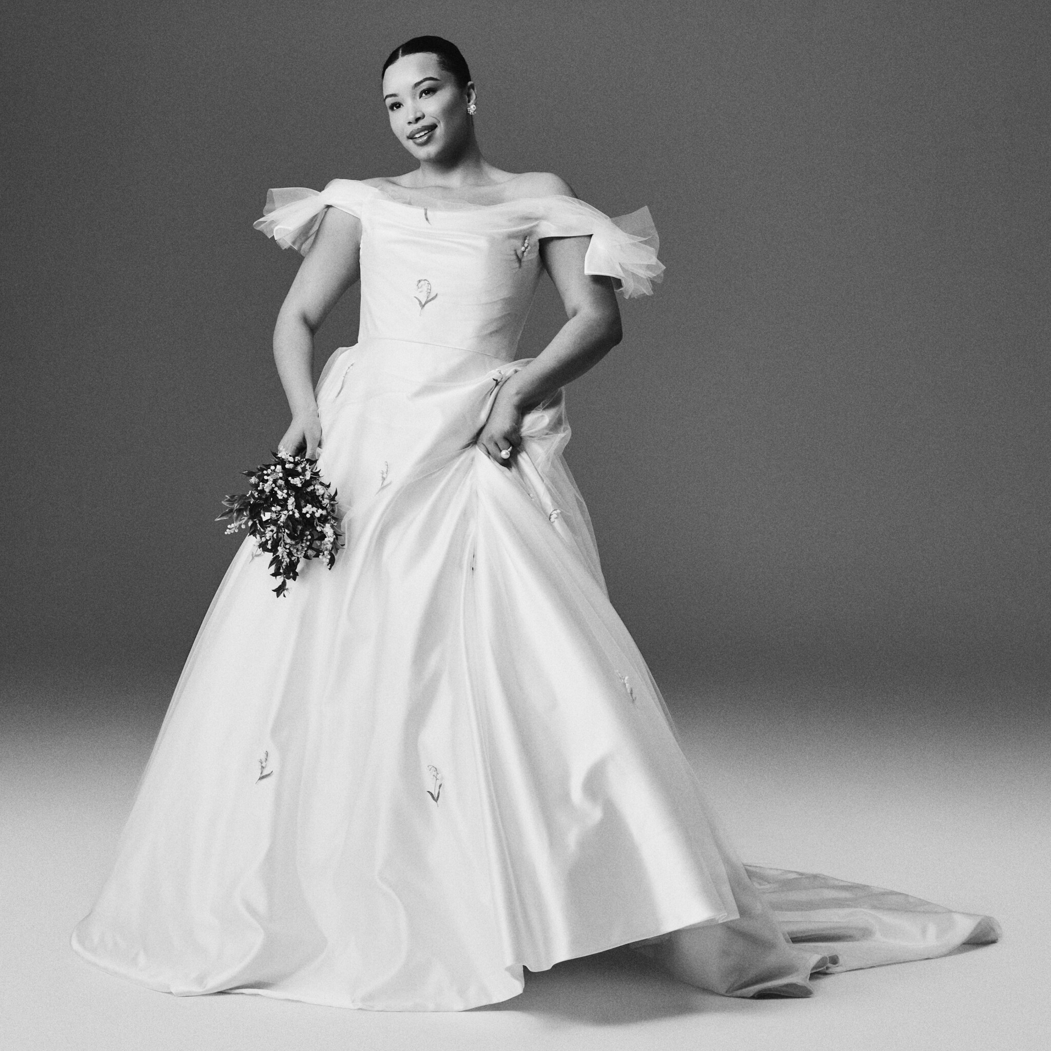 Phillipa Lepley Couture Chapter Forty Vienna Low Shoulder Bow LOV