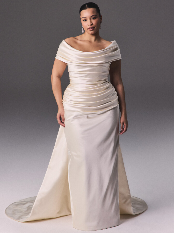 Phillipa Lepley Couture Chapter Forty Serenity Satin Drape 