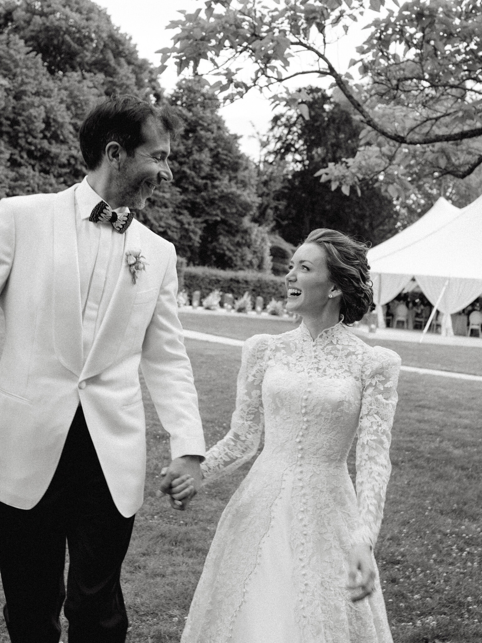 Phillipa Lepley bride Kylen Apple and Oak Lace Couture Coat and Wedding Dress French Chateau Wedding