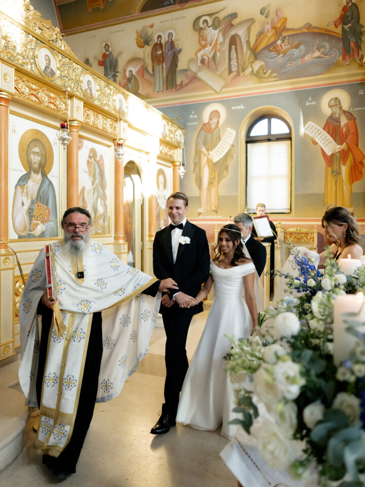 Phillipa Lepley Bride Ismini Off The Shoulder Lightweight Georgette Couture Gown Athens Wedding